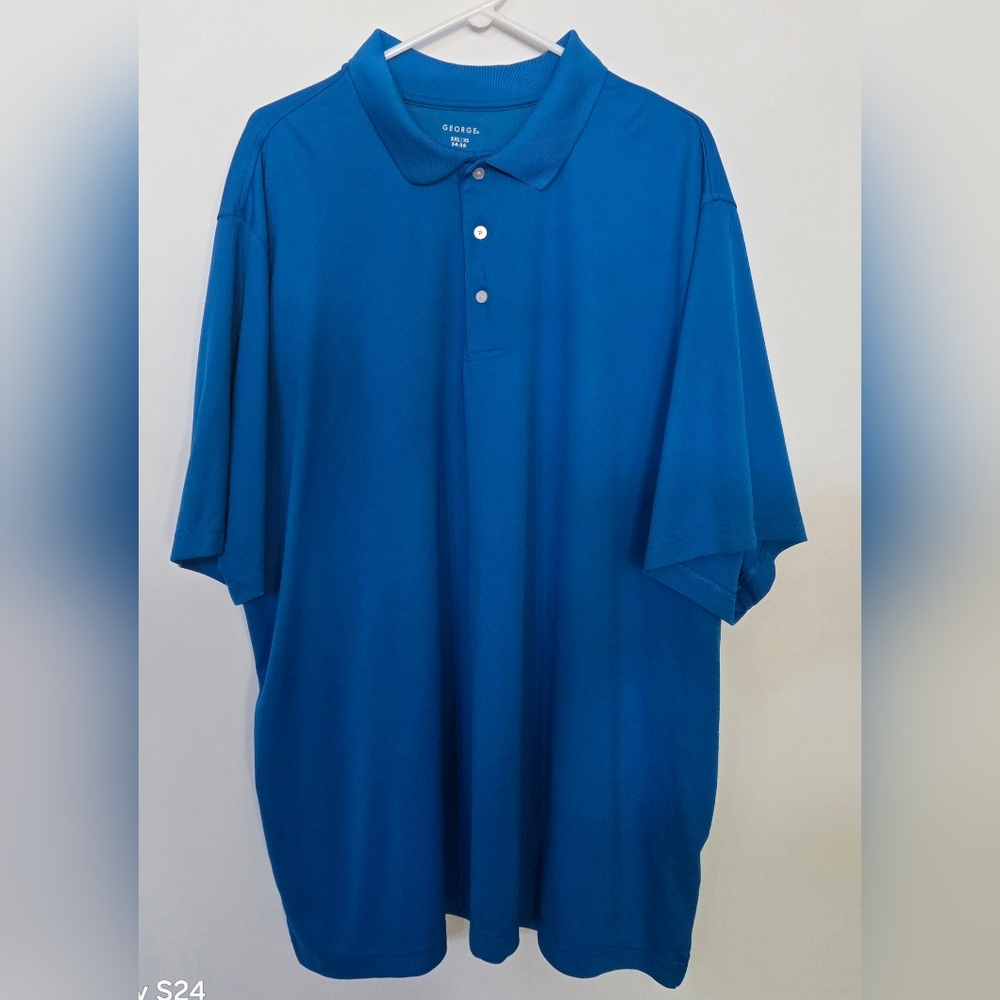 George Men's Vibrant Blue Polo Shirt